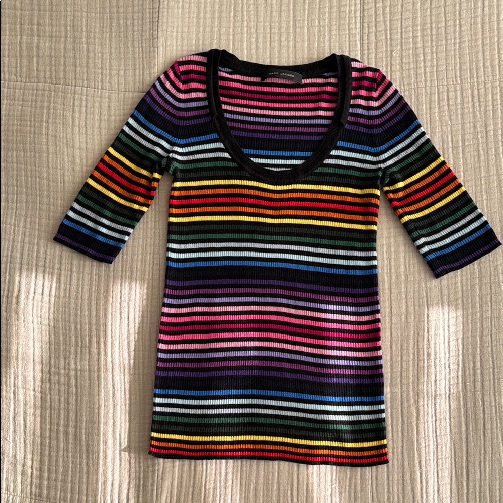 Marc Jacobs Multicolor Striped Sweater - Picture 3 of 7